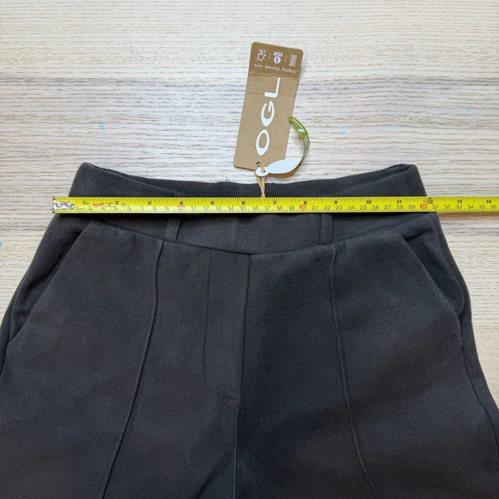 OGL‎ Women Pants XS High-Waisted Wide Leg Pant Pockets Wool Blend